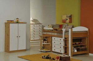 Maximus Mid Sleeper Set 1 Antique With White Details