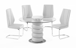 Majuba 4 Chair Dining Set in White