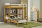 Maximus L Shape High Sleeper Set 2 Antique With White Details