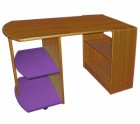 Mid Sleeper Pull Out Desk Antique With Lilac Details