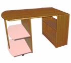 Mid Sleeper Pull Out Desk Antique With Pink Details