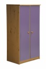 Avola Two Door Cupboard Antique With Lilac Details