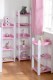 Lollipop 3 Shelf Unit in White/Pink