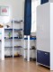 Lollipop 3 Shelf Unit in White/Blue