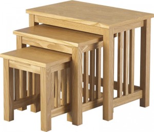 Ashmore Nest of Tables in Ash Veneer