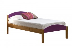 Maximus 3ft Bed Antique With Lilac Details