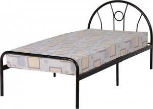 Nova 3 foot Bed in Black