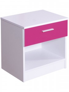 Ottawa 1 Drawer Bedside with Shelf