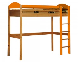 Maximus High Sleeper Antique With Orange Details