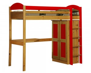 Maximus High Sleeper Set 1 Antique With Red Details