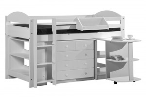 Maximus Mid Sleeper Set 1 White With White Details