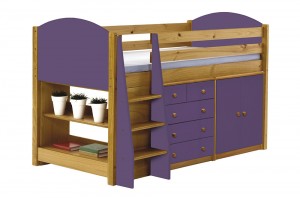 Verona Mid Sleeper Set 2 Antique With Lilac Details