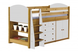 Verona Mid Sleeper Set 2 Antique With White Details