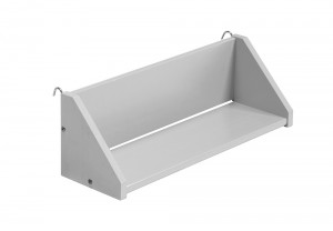 Goro Large Reversible Clip On Shelf in White