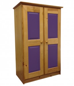 Verona Tall Boy With Drawers Antique With Lilac Details