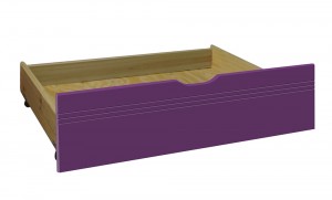 Under Bed Drawer (2 Per Box) Antique With Lilac Details