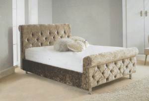 Romney Luxury Upholstered King Size Bed