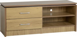 Charles 2 Drawer 1 Shelf Flat Screen TV Unit