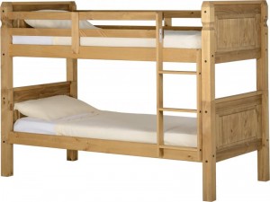 Corona 3 foot Bunk Bed in Distressed Waxed Pine
