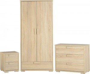 Cambourne Bedroom Set in Sonoma Oak Effect Veneer