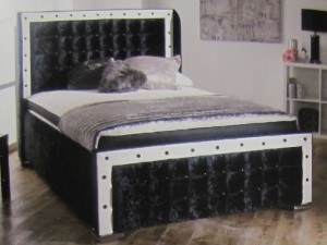 Sky Luxury Upholstered King Size Bed
