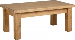 Tortilla Coffee Table Distressed Waxed Pine