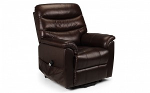 Pullman Leather Rise and Recline Chair - Dual Motor