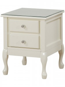 Loire 2 Drawer Bedside Cabinet