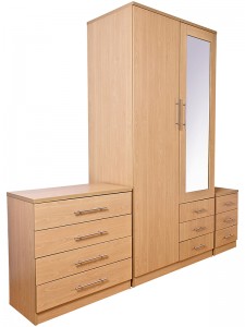 Las Vegas 2 Door Robe with Mirror