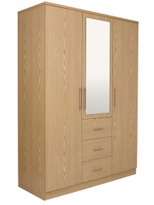 Manhattan 3 Door Robe with Mirror