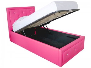 Michigan 3ft Ottoman Bedstead Hot Pink