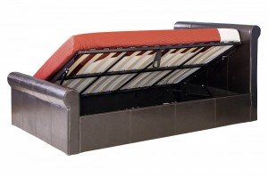 Carolina 5' Side Gas Lift Bed Brown 