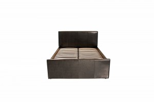 Colorado 4'6 Pu Drawer Bed Brown