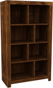 Hampton Acacia Tall Shelf Unit