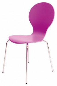 Jersey Dining Chairs - Pair Pink