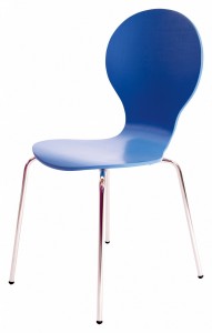 Jersey Dining Chairs - Pair Blue