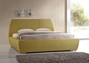 Naxos Fabric Super King Size Bed in Tea Green