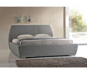 Naxos Fabric Super King Size Bed in Grey