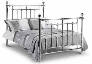 Empress Chrome King Size Bed