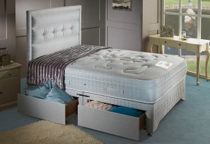 Sheraton Pillow Top 4 Drawer Double Divan Bed