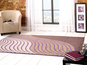 Sincerity Modern Ripple Beige/Purple