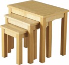 Oakleigh Nest of Tables in Natural Oak Veneer