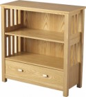 Ashmore 1 Drawer Bookcase (Low) in Ash Veneer