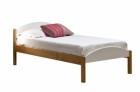 Maximus 3ft Bed White With White Details