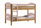 Maximus Bunk Bed 3ft Antique With Pink Details