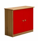 Mid Sleeper Cupboard Antique With Red Details