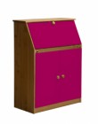 Hobby Desk Antique With Fuschia Details