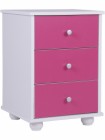 Miami 3 Drawer Bedside