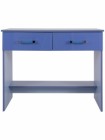 Ottawa 2 Tones Study Desk with 2 Drawers in Blue