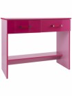 Ottawa 2 Tones Study Desk with 2 Drawers in Pink